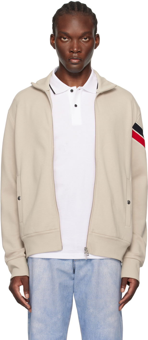 Jakke Moncler Beige Zip Up Track Jacket Beige | J20918G0000189A8F, 0
