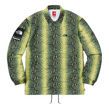 Vindjakke Supreme Taped Seam Coaches Jacket by Supreme x The North Face Grøn | SUP-SS18-385, 0