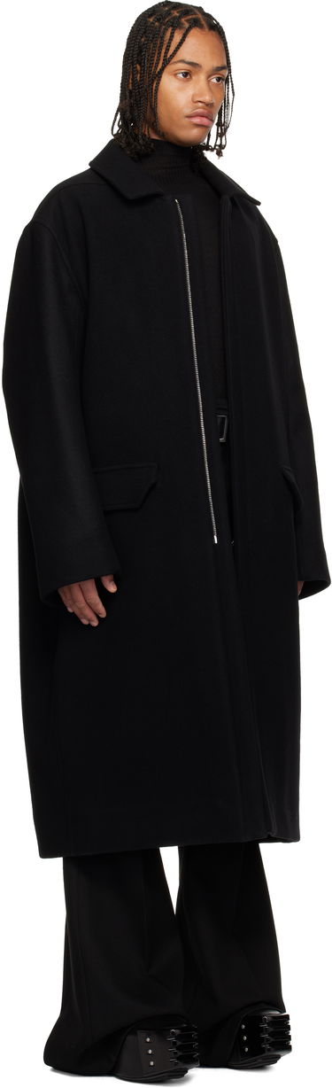 Regnfrakke Rick Owens Concordians Jumbo Mac Coat Sort | RR02E1913 WSF, 1