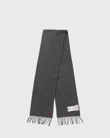Tørklæde AMI Ami de Coeur Scarf Grå | BFUSF405.334-061, 0