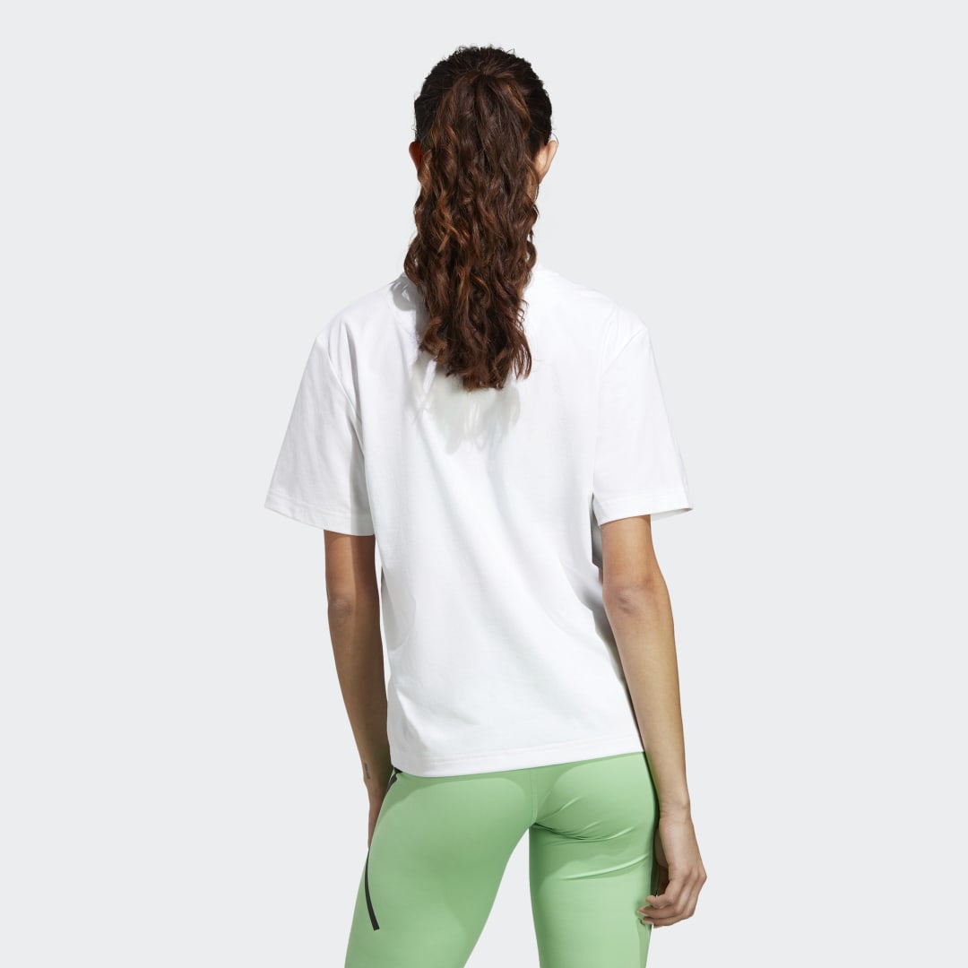 T-shirt adidas Originals by Stella McCartney TrueCasuals Regular Sportswear Tee Hvid | HR9167, 1