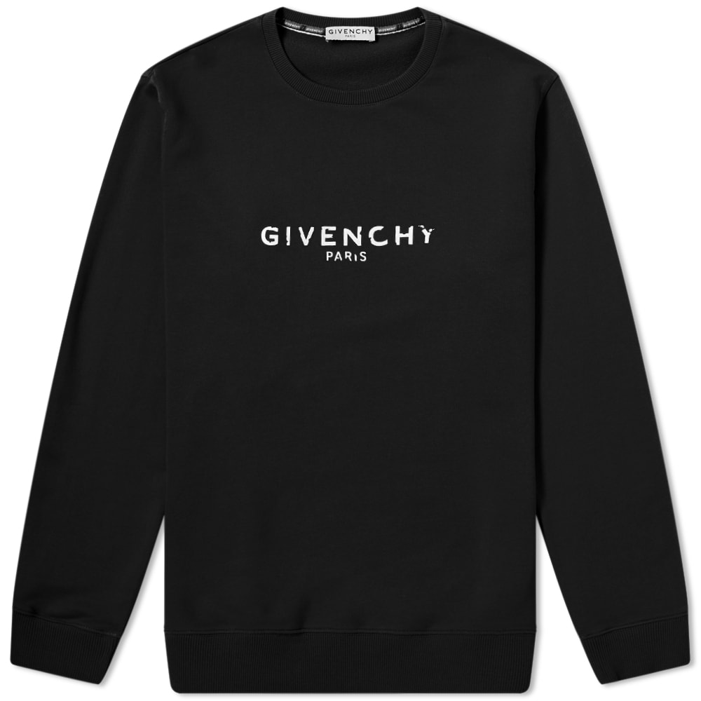 Sweatshirt Givenchy Paris Logo Sweat Sort | BM700U30AF-001, 0