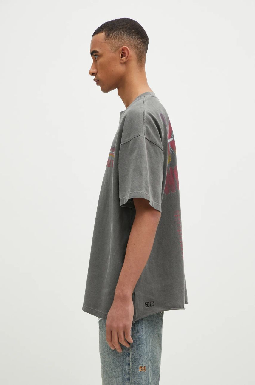T-shirt Ksubi KSUBI Global Ekcess Graphic T-Shirt Grå | MPS25TE016, 1