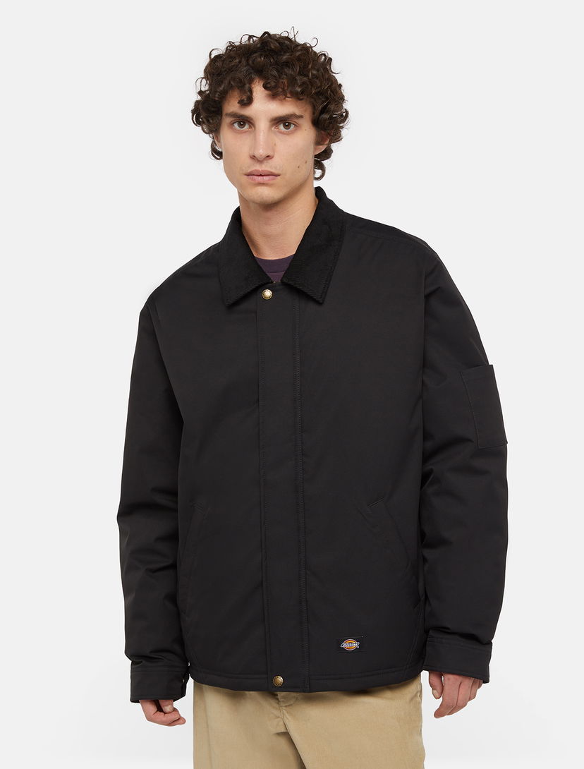 Jakke Dickies Plains Jacket Man Black Size XL Sort | 0A864X
