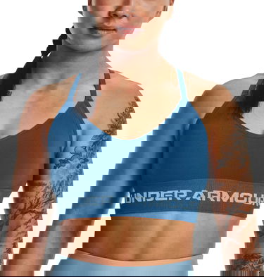 Bh Under Armour Seamless Low Long Bra Mørkeblå | 1357719-426, 0