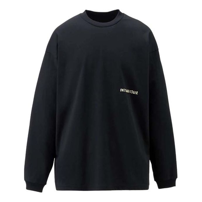 Sweater Onitsuka Tiger Graphic Long Sleeve T-Shirt Sort | 2183B163-001