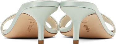 Tilbehør Aeyde Aeyde Ilvy Satin Mules Grøn | A11-HS-GAIS55TB155-SS25-1017-013, 1