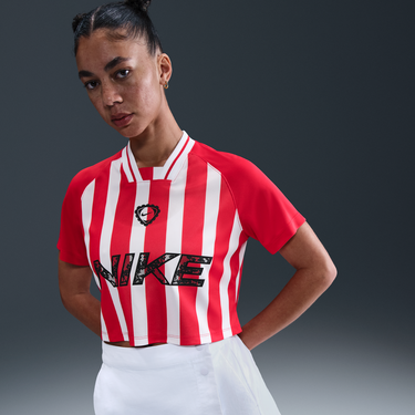 Crop top Nike Nike Sportswear Cropped Short Sleeve T-Shirt Rød | IM0326-657, 4