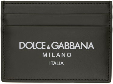 Tegnebog Dolce & Gabbana Black Logo Card Holder Sort | BP0330AN244, 3