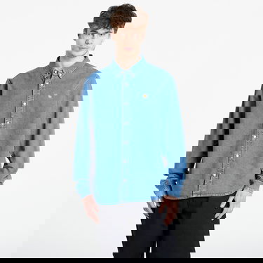 Skjorte Carhartt WIP L/S Weldon Shirt Mørkeblå | I031928.0160, 0