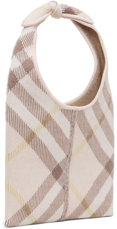 Mulepose Burberry Burberry Check Tie Tote Bag Lyserød | 8112008, 2