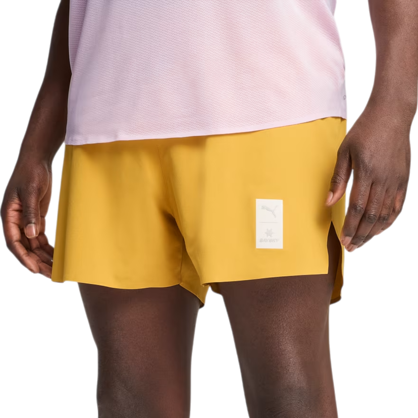 Shorts Puma Saysky Running Shorts Gul | 526835-62