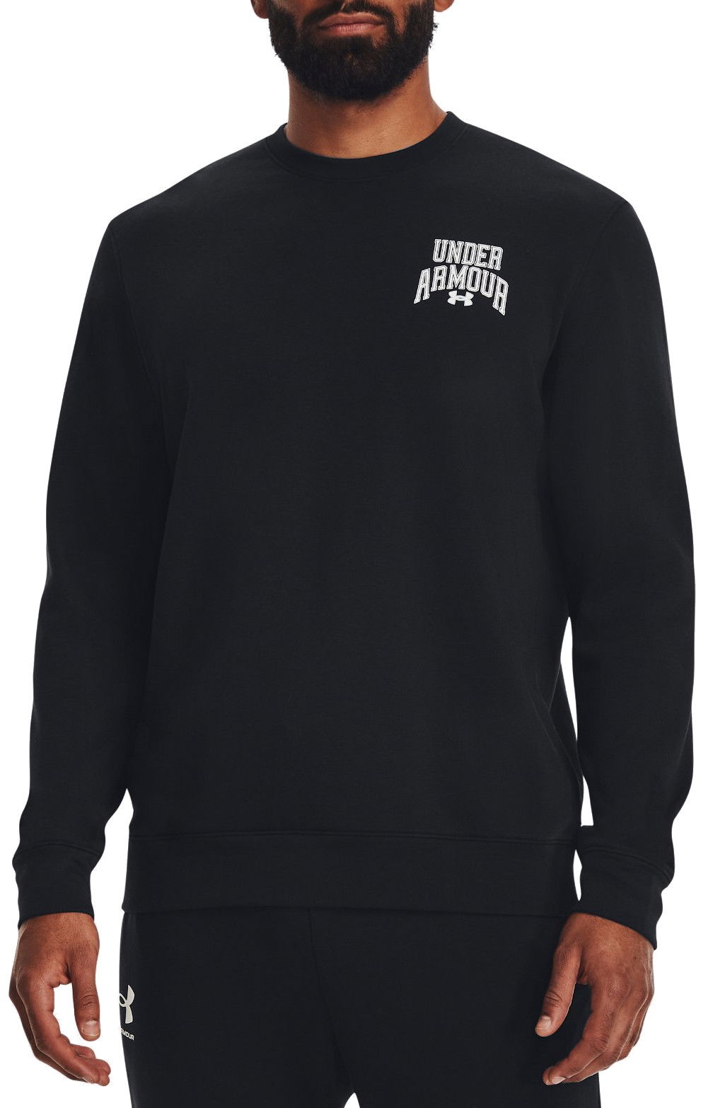Sweatshirt Under Armour Rival Terry Graphic Crew Sort | 1379764-001, 0