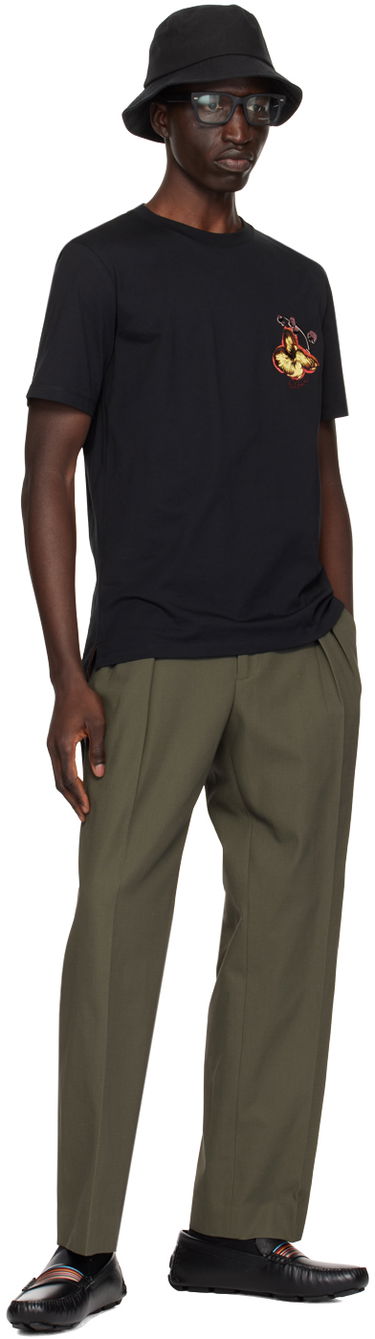 T-shirt Paul Smith Paul Smith Orchid Graphic T-Shirt Sort | M1R-697P-MP4286-79, 3