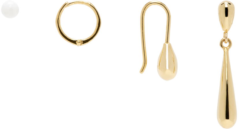 Øreringe LEMAIRE Lemaire Piercings Set Metalisk | JW0046 LO0050