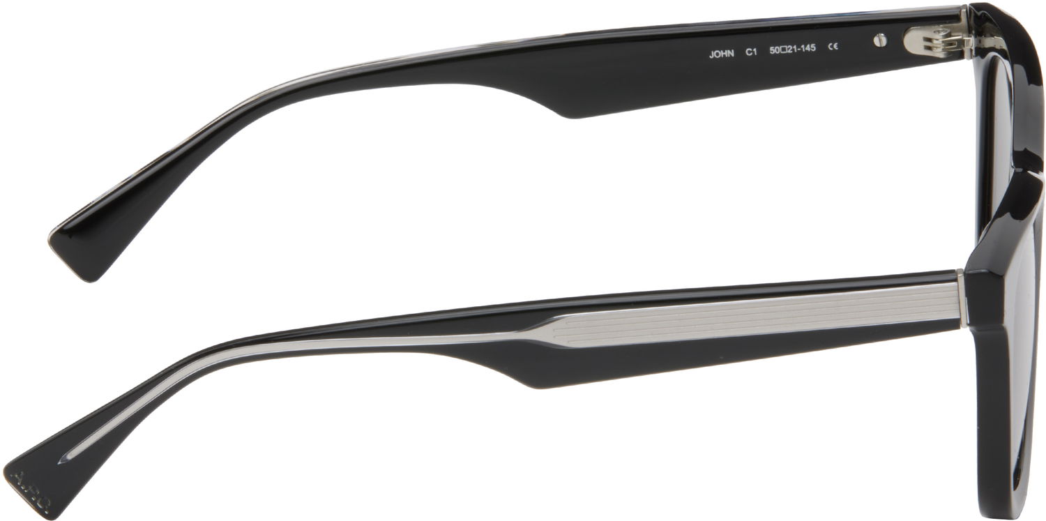 Solbriller A.P.C. John Sunglasses Sort | ACABF-M75012, 1