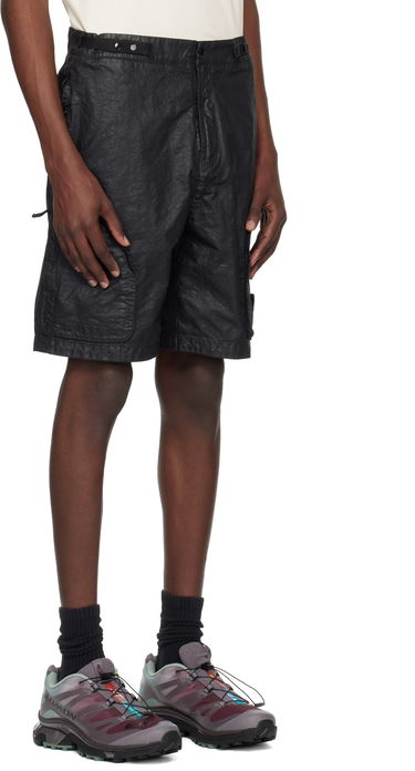 Shorts Stone Island Stone Island Organic Look Nylon Panama-TC Shorts Sort | K1S15 L100010 S0069, 1