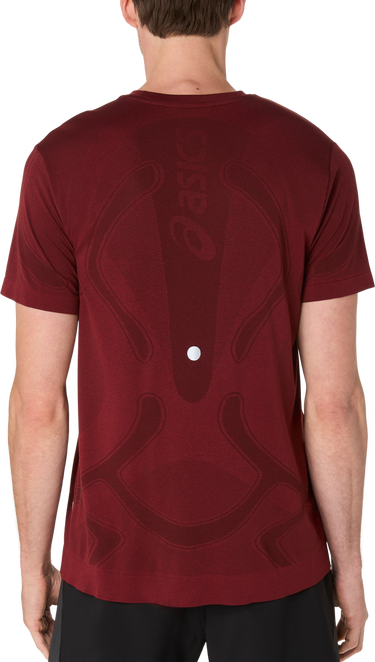 T-shirt Asics Road Seamless Short Sleeve T-Shirt Bourgogne | 2011d355-200, 3