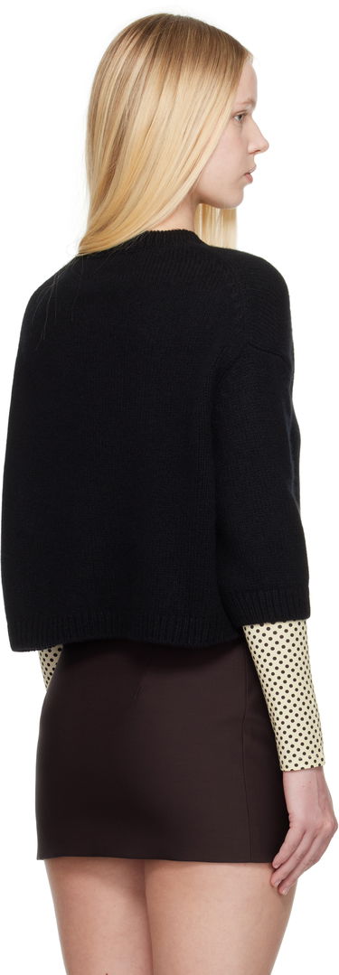 Sweater Khaite KHAITE Sabina Knit Sweater Sort | 8274645, 2