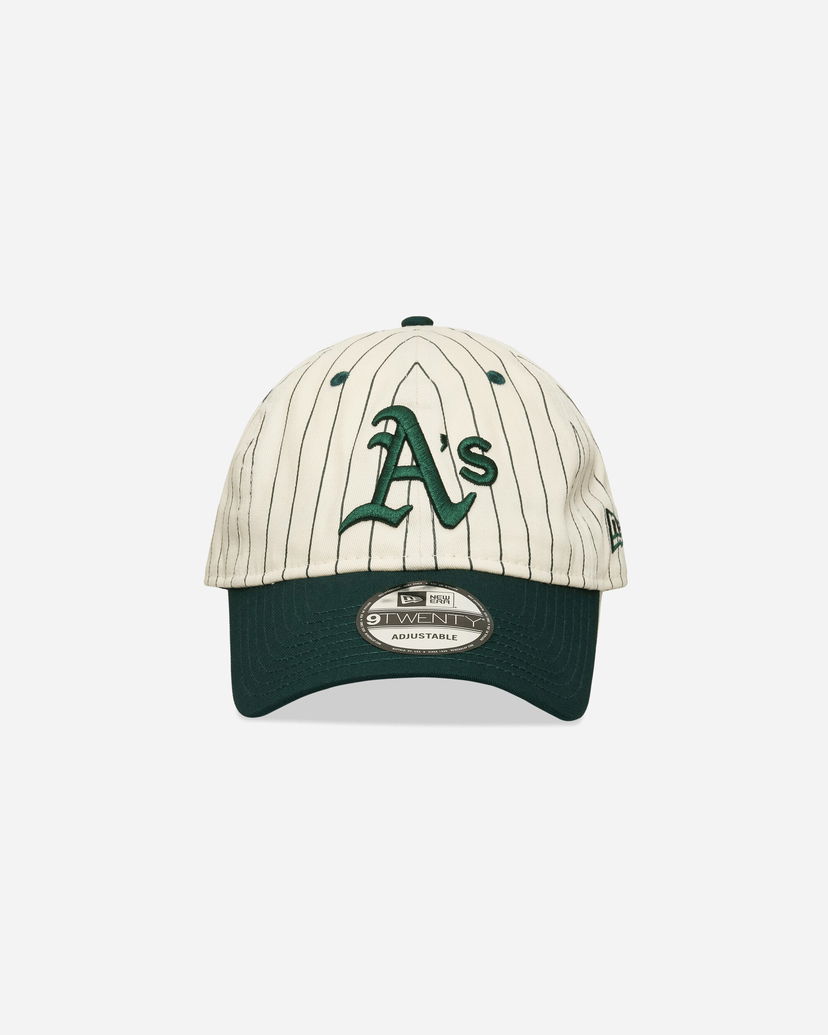Kasket New Era Oakland Athletics Pinstripe Adjustable Cap Hvid | IH36 301
