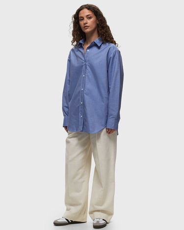 Skjorte Samsoe Samsoe Samsøe & Samsøe Lova Shirt, Size M Blå | F23400067-OXFORD-BLUE, 1