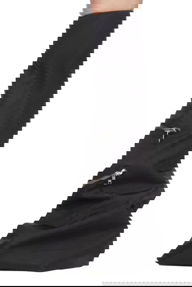 Sneakers og sko Rick Owens Rick Owens DRKSHDW Cargo Fetish Flat Heel Boots Sort | DS02E7816.NCV, 4