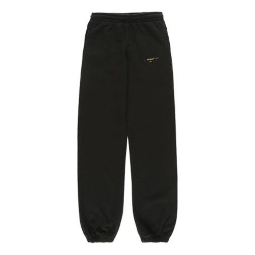 Joggingbukser Off-White Off-White Street Style Logo Pants Sort | OMCH020F19E300101060, 0