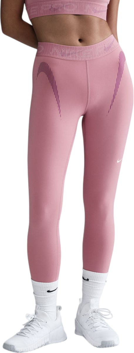 Leggings Nike Pro Mid Graphic 7/8 Leggings Lyserød | hj1219-699