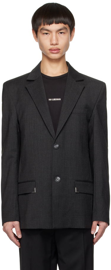 Jakke Han Kjøbenhavn Single-Breasted Blazer Sort | M-131131, 0