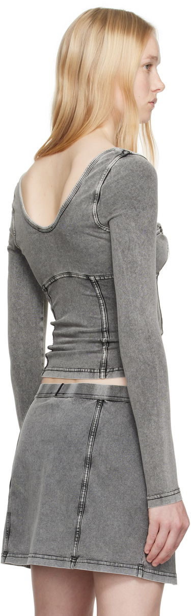 Nederdel Diesel Diesel T-Elin Long Sleeve Top Grå | A16595 0NJBJ, 2