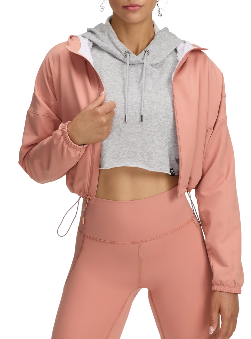 Vindjakke Under Armour Under Armour Unstoppable Woven Hooded Jacket Lyserød | 6003590-696