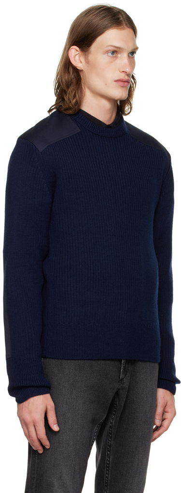 Sweater rag & bone Rag & Bone Dexter Mixed Media Sweater Mørkeblå | MBS22F017BW17, 1