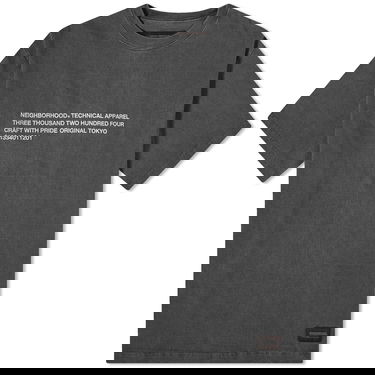 T-shirt Neighborhood Pigment Dyed T-Shirt Grå | 232UNNH-CSM02-BK, 0