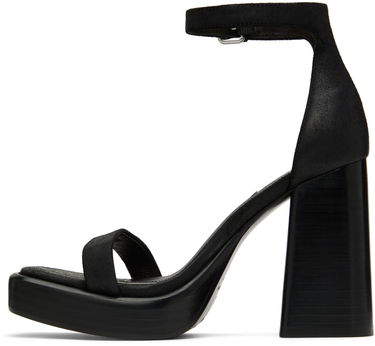 Kjole rag & bone rag & bone Matrix Heeled Suede Sandals Sort | WFF22HF019MX19, 2