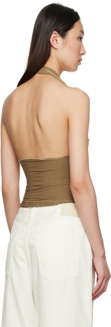 Tanktop Baserange Baserange Cinder Halter Top Brun | TOCH-RB-SU25, 2