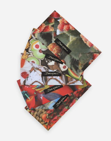 Tegnebog Dolce & Gabbana Cactus Print Greeting Cards Set With Envelopes Grøn | TCCS06TCAG1U0008, 2