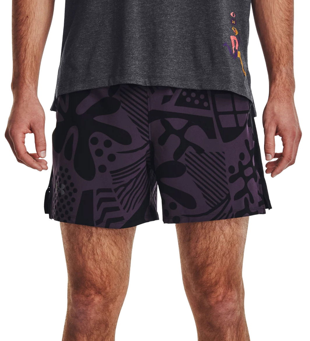 Shorts Under Armour WE RUN IN PEACE SHORTS Sort | 1377048-001, 0