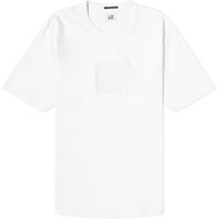 T-shirt C.P. Company Mercerized Logo T-Shirt Hvid | 15CLTS197A-006370W-101, 1