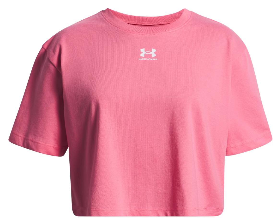 T-shirt Under Armour Rival Short Sleeve T-Shirt Lyserød | 1389755-672, 0