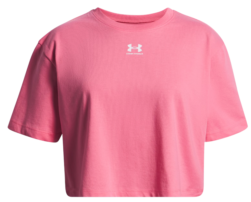 T-shirt Under Armour Rival Short Sleeve T-Shirt Lyserød | 1389755-672