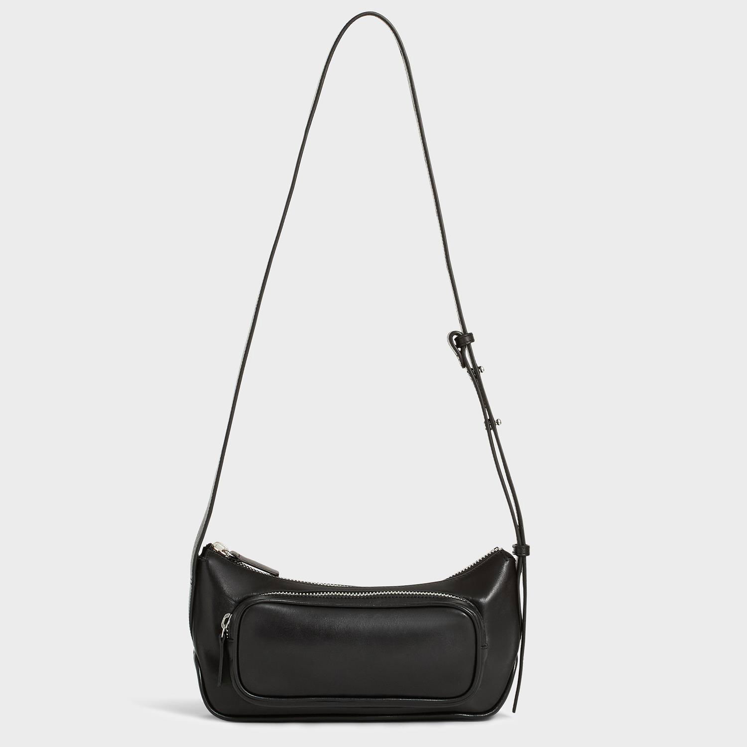 Skuldertaske Vagabond Vagabond Vienne Leather Shoulder Bag Sort | BQ02-001-20, 0