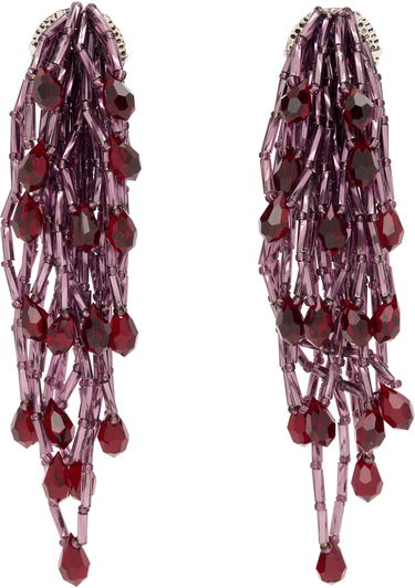 Øreringe KIKO KOSTADINOV Kiko Kostadinov Cowen Crystal Drop Earrings Lilla | KKWAW25ER03-159, 0