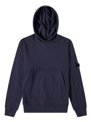 Sweatshirt C.P. Company Arm Lens Popover Hoodie Mørkeblå | 13CMSS023A-005086W-888