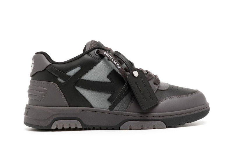 Sneakers og sko Off-White Out Of Office OOO Low Tops Black Gradient Sort | OMIA189S23LEA0021005, 0