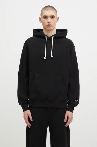 Sweatshirt Champion Hooded Sweatshirt Sort | 220705, 0