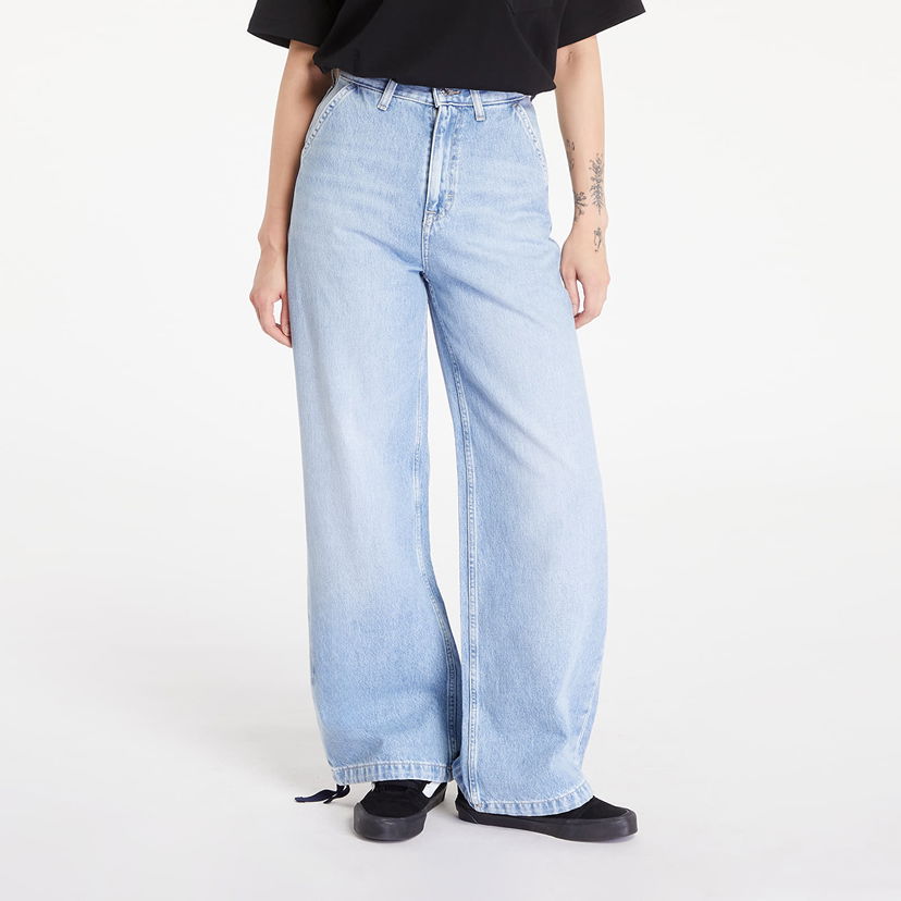 Jeans Tommy Hilfiger Claire Varsity High Rise Wide Tie Hem Jeans Denim Light Blå | DW0DW19293 1AB