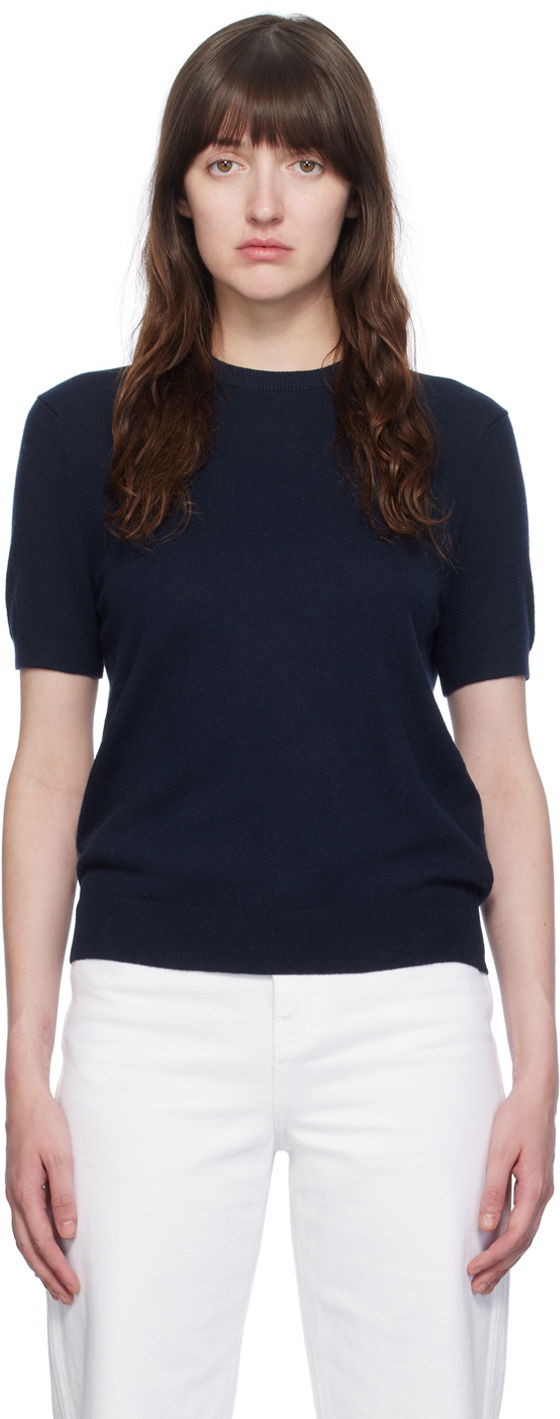 Sweater Khaite The Pierre Sweater Mørkeblå | 9553628