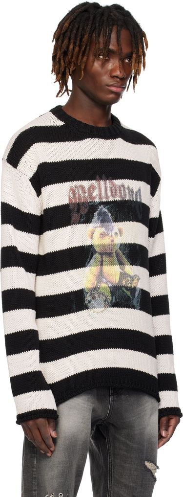 Sweater We11done We11done Punk Teddy Striped Sweater Flerfarvet | WD-KT0-25-655-U-IV, 1