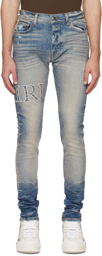 AMIRI Bandana Print Skinny Jeans