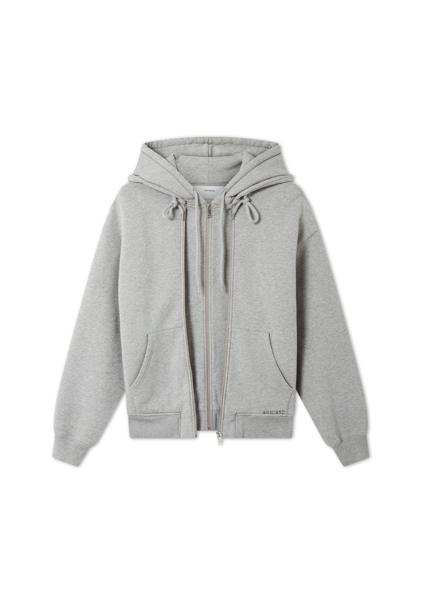 Sweatshirt AXEL ARIGATO Trey Full-Zip Hoodie Grå | A3432001